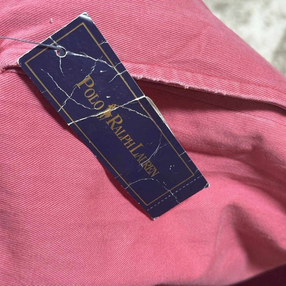 Polo Ralph Lauren Classic Fit Chino Pants Mens‎ 48x28 Coral Pink Big RL 5 NWT